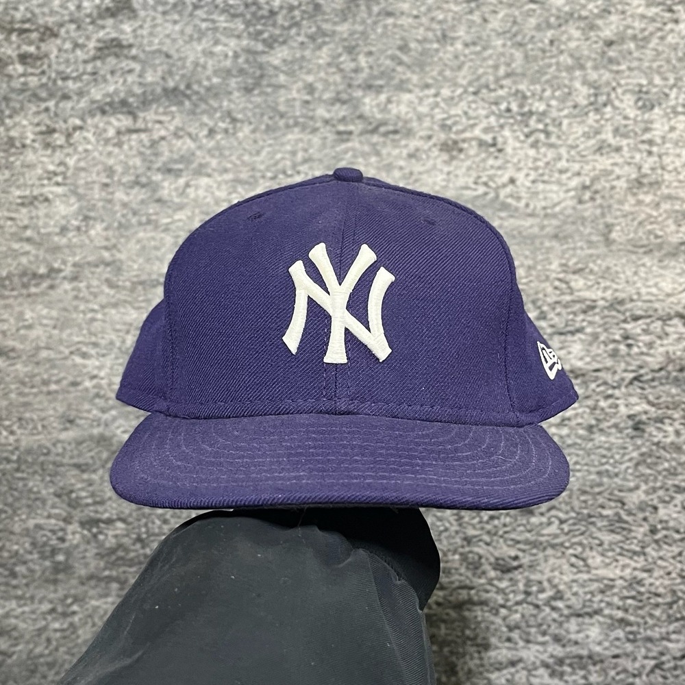 New Era 59Fifty New York Yankees Fitted Hat Purple MLB Embroidered‎ Wool Size 8